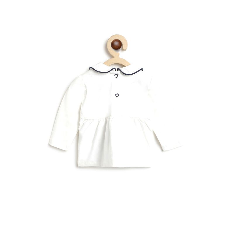 Girls Bronze Long Sleeve Knitted T-Shirt image number null